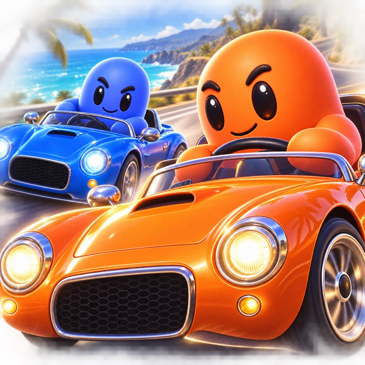 Racing: Spielmotiv mit Matches-Personas